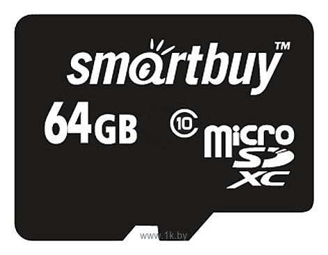 Фотографии SmartBuy microSDXC (Class 10) 64GB + SD-адаптер (SB64GBSDCL10-01)