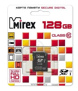 Фотографии Mirex SDXC Class 10 UHS-I U1 128GB