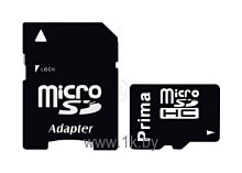 Фотографии Prima microSDHC Class 10 8GB + SD adapter