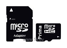 Фотографии Prima microSDHC Class 10 16GB + SD adapter