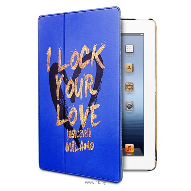 Фотографии Just Cavalli I Lock your Love for iPad 2/New iPad (JCIPAD2S3LOVEBLUE)