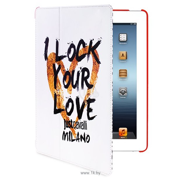 Фотографии Just Cavalli I Lock your Love for iPad 2/New iPad (JCIPAD2S3LOVEWHI)