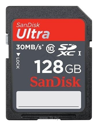 Фотографии Sandisk Ultra SDXC Class 10 UHS-I 30MB/s 128GB