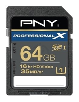 Фотографии PNY Professional-X SDXC Class 10 UHS-I U1 64GB