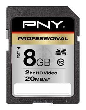 Фотографии PNY Professional SDHC class 10 20MB/s 8GB