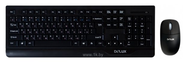 Фотографии Delux K6000G + M371G black USB