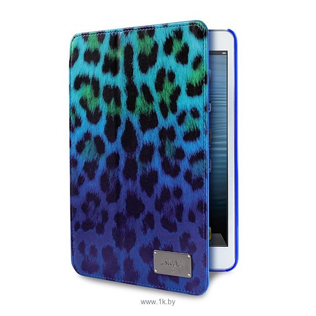 Фотографии Just Cavalli Macro Leopard for iPad Mini Blue (JCMIPADMACROLBLUE)