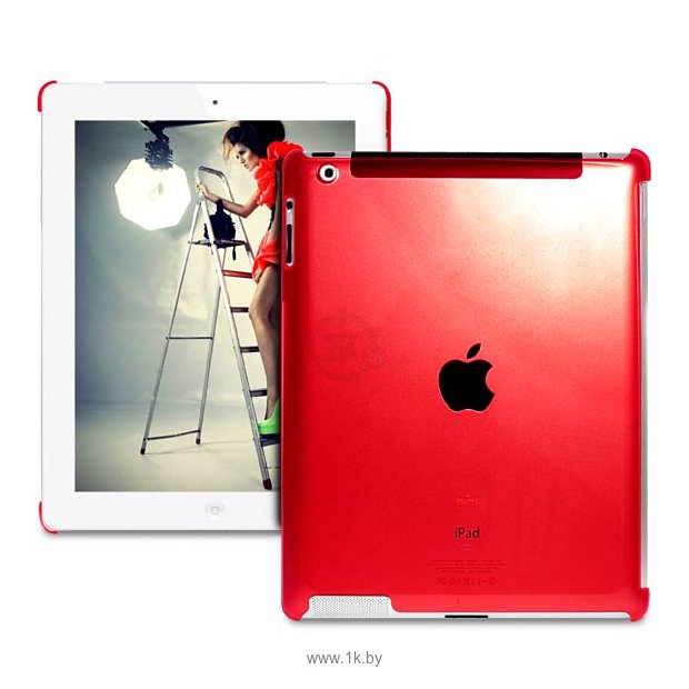 Фотографии Puro Crystal Fluo for iPad 2/3 Red (IPAD2S3CRYFLUO5)