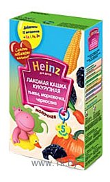 Heinz лакомая каша кукурузная тыква чернослив морковочка