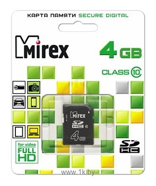 Фотографии Mirex SDHC Class 10 4GB