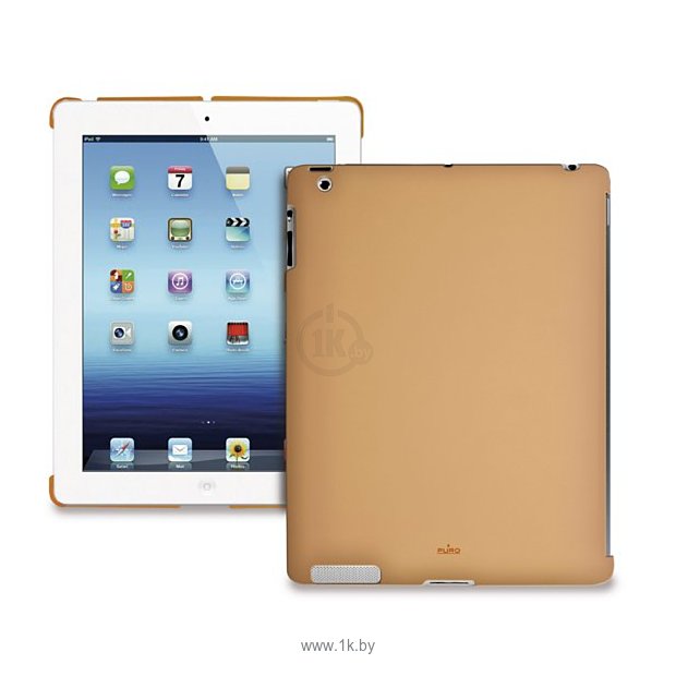 Фотографии Puro Back for iPad 2/3 Brown (IPAD2S3BCOVERBRW)