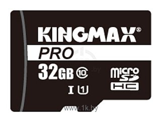 Фотографии Kingmax microSDHC PRO Class 10 UHS-I U1 32GB + SD adapter