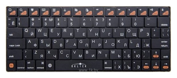 Фотографии Oklick 840S Wireless Keyboard black Bluetooth