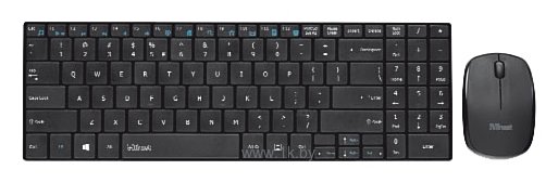 Фотографии Trust Gusy Wireless Ultra-thin Keyboard with mouse black USB