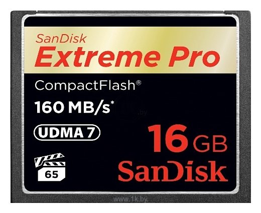 Фотографии Sandisk Extreme Pro CompactFlash 160MB/s 16GB