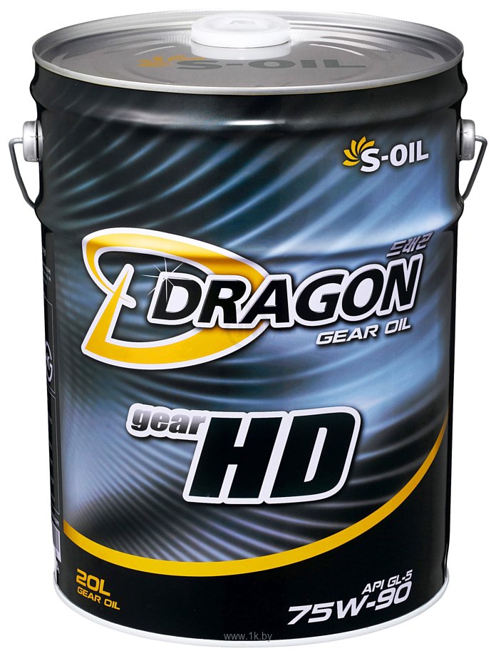 Фотографии S-OIL DRAGON Gear HD 75W-90 20л