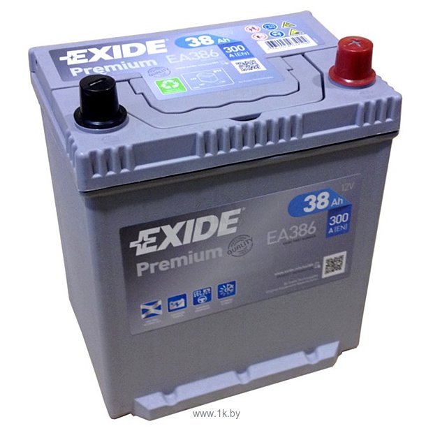 Фотографии Exide Premium EA386 (38Ah)