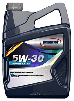 Фотографии Pennasol Super Extra 5W-30 5л