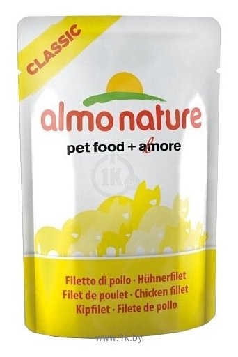 Фотографии Almo Nature Classic Adult Cat Chicken Fillet (0.055 кг) 12 шт.