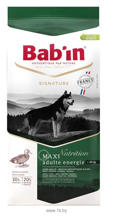 Фотографии Bab'in (15 кг) Signature Maxi Adulte Energie