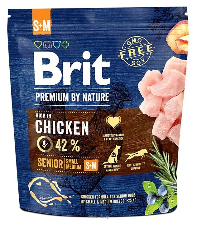 Фотографии Brit (1 кг) Premium by Nature Senior S+M