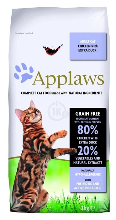 Фотографии Applaws (7.5 кг) Adult Cat Chicken with Extra Duck