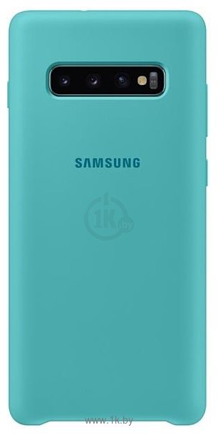 Фотографии Samsung Silicone Cover для Samsung Galaxy S10 Plus (зеленый)