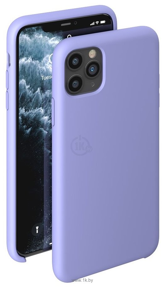 Фотографии Deppa Liquid Silicone Case для Apple iPhone 11 Pro Max (сиреневый)