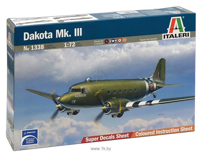 Фотографии Italeri 1338 Военно-транспортный самолет Dakota Mk.III