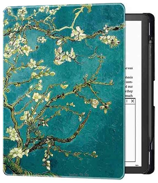 Фотографии KST Smart Case для Amazon Kindle Scribe (цветы миндаля)