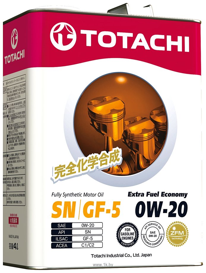 Фотографии Totachi Extra Fuel Economy 0W-20 1л
