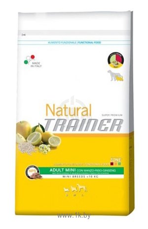 Фотографии TRAINER Natural Adult Mini Beef and rice dry (2 кг)