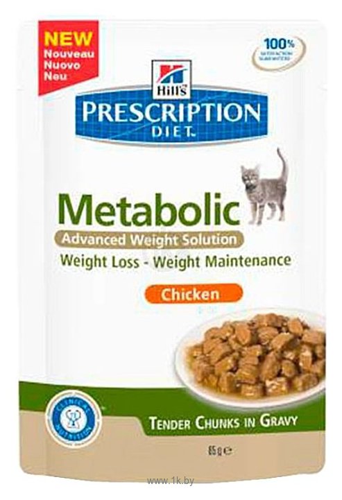 Фотографии Hill's (0.085 кг) 1 шт. Prescription Diet Metabolic Feline with Chicken wet