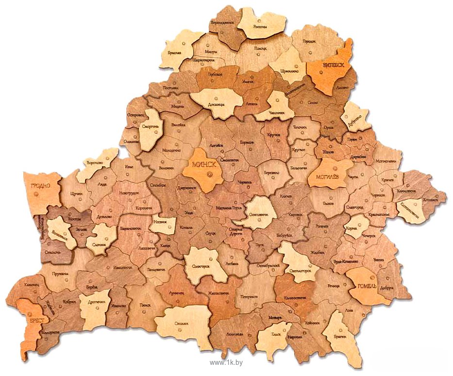 Фотографии Eco-Wood-Art Карта Беларуси