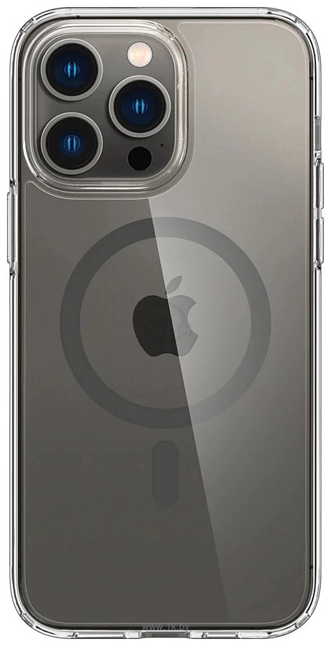 Фотографии Spigen Ultra Hybrid (MagFit) для iPhone 14 Pro ACS04970 (темно-серый)