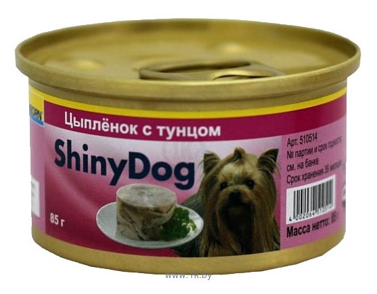 Фотографии Gimborn ShinyDog консервы. Цыпленок с тунцом (0.085 кг) 1 шт.