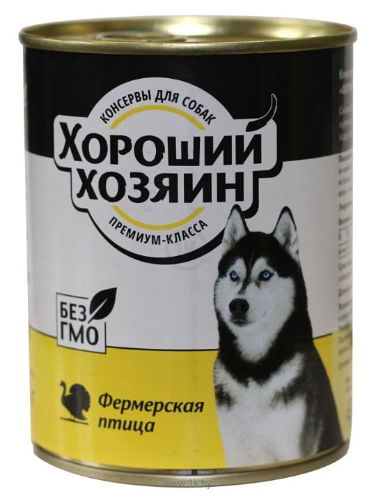 Фотографии Хороший Хозяин Консервы для собак - Фермерская Птица (0.34 кг) 1 шт.