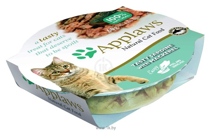 Фотографии Applaws Cat Tasty Sardine with Mackerel layer pot (0.06 кг) 10 шт.