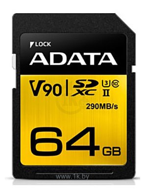 Фотографии ADATA Premier ONE SDXC Class 10 UHS-II U3 64GB