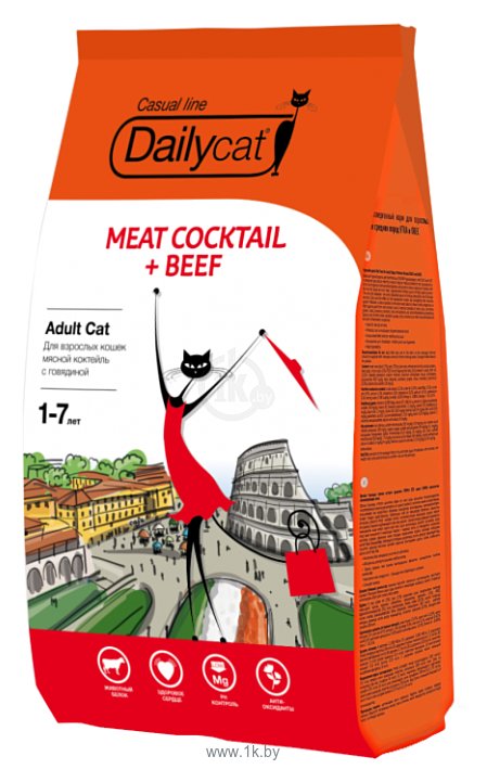 Фотографии DailyCat (10 кг) Adult Meat Cocktail + Beef