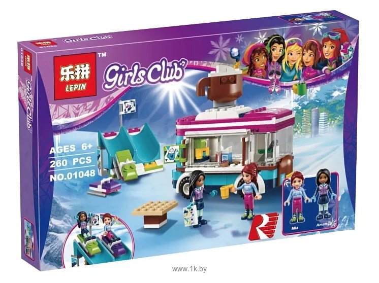 Фотографии Lepin Girls Club 01048 Фургончик по продаже горячего шоколада