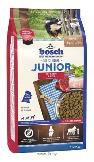 Фотографии Bosch (1 кг) Junior Lamb & Rice