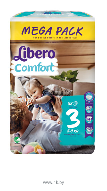 Фотографии Libero Comfort 3 Midi (5-9 кг) 88 шт