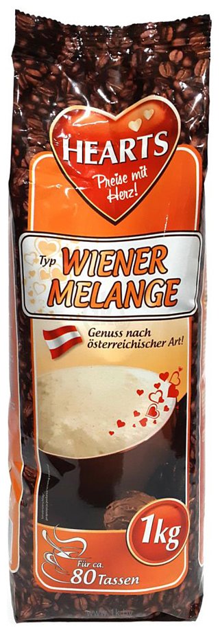 Фотографии Hearts Wiener Melange растворимый 1 кг