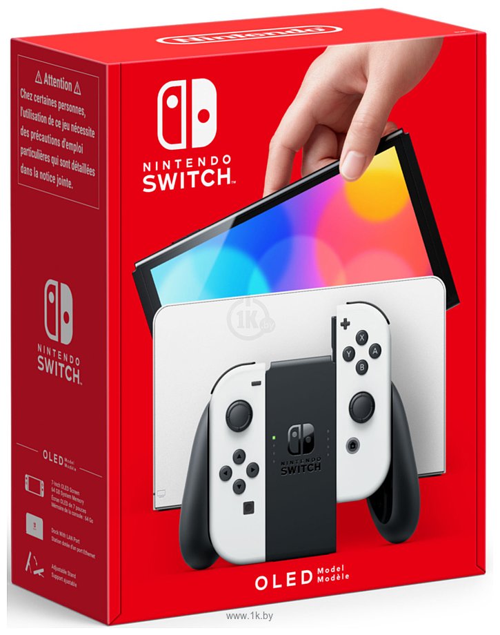 Фотографии Nintendo Switch OLED (белая)