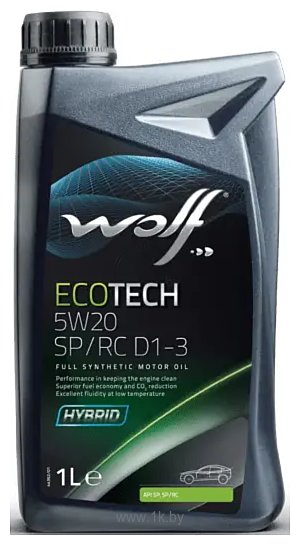 Фотографии Wolf EcoTech 5W-20 SP/RC D1-3 1л