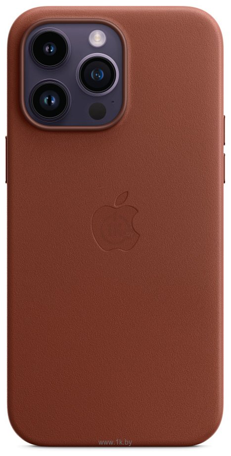 Фотографии Apple MagSafe Leather Case для iPhone 14 Pro Max (темно-коричневый)