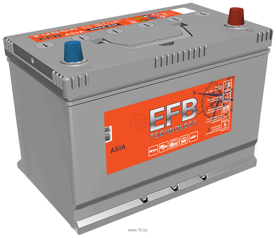 Фотографии Tubor Asia EFB R+ (100Ah)