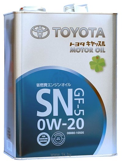 Фотографии Toyota SN GF-5 0W-20 (08880-10505) 4л