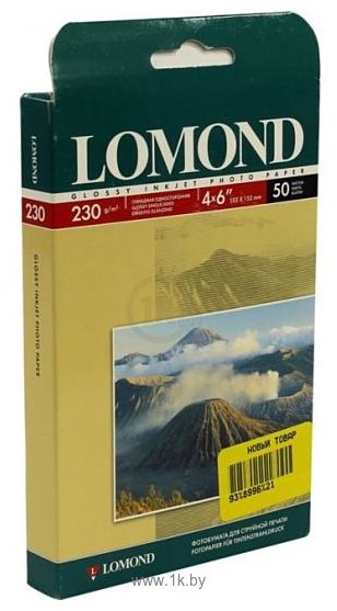 Фотографии Lomond Глянцевая 10x15 230 г/кв.м. 50 листов (0102087)